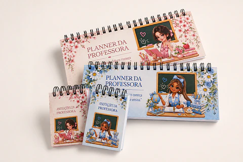 Arquivo Planner de Mesa Professora 2027 