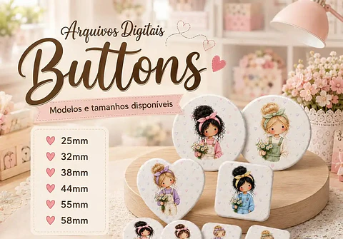 Arquivo Bottons Meninas Teen 