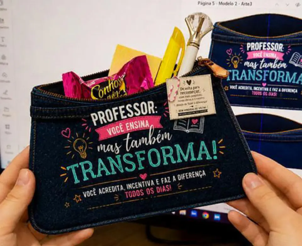 Arquivo Dia dos Professores Envelope Estojo - Volta às Aulas  1
