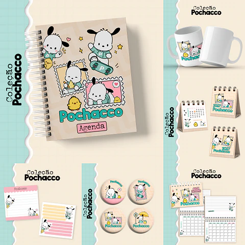 Arquivo Agenda Coleção Pochacco