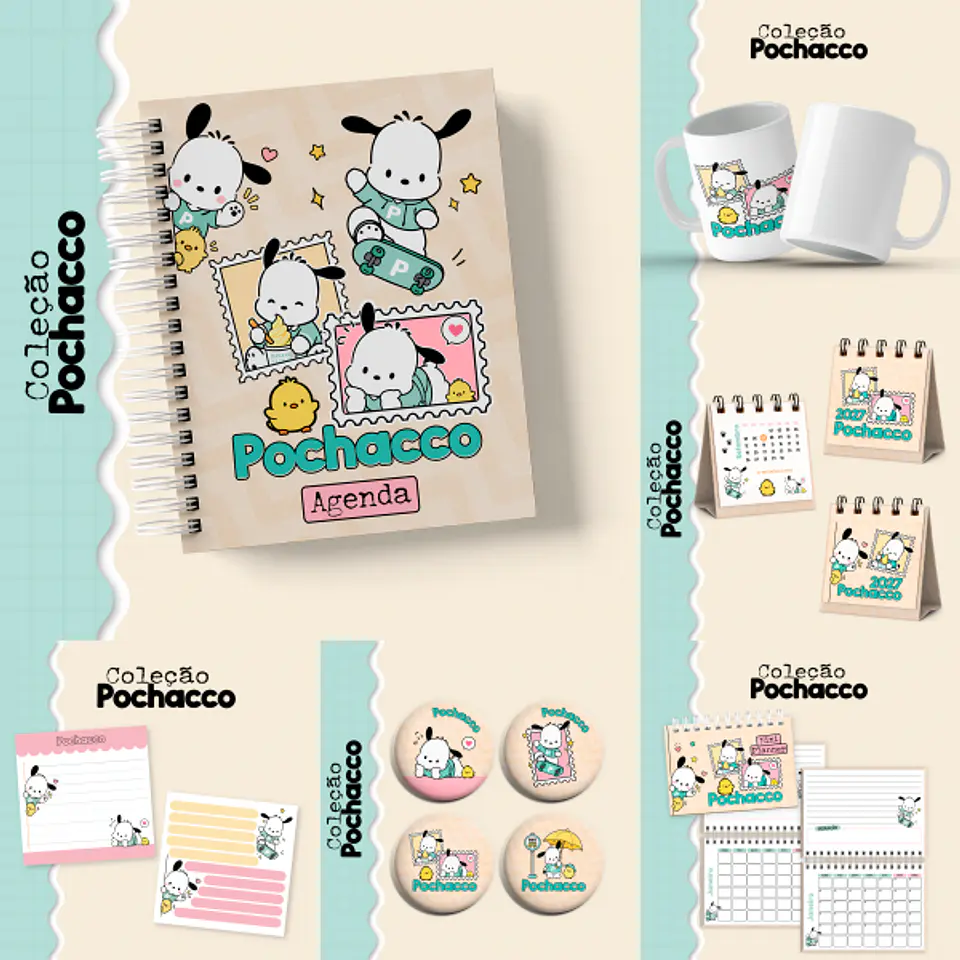Arquivo Agenda Coleção Pochacco 1