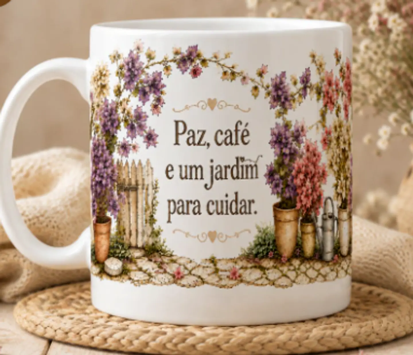 Arquivo Sublimação Caneca Coleção Flores  1