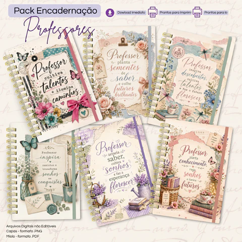 Arquivo Pack Encadernação Professor 