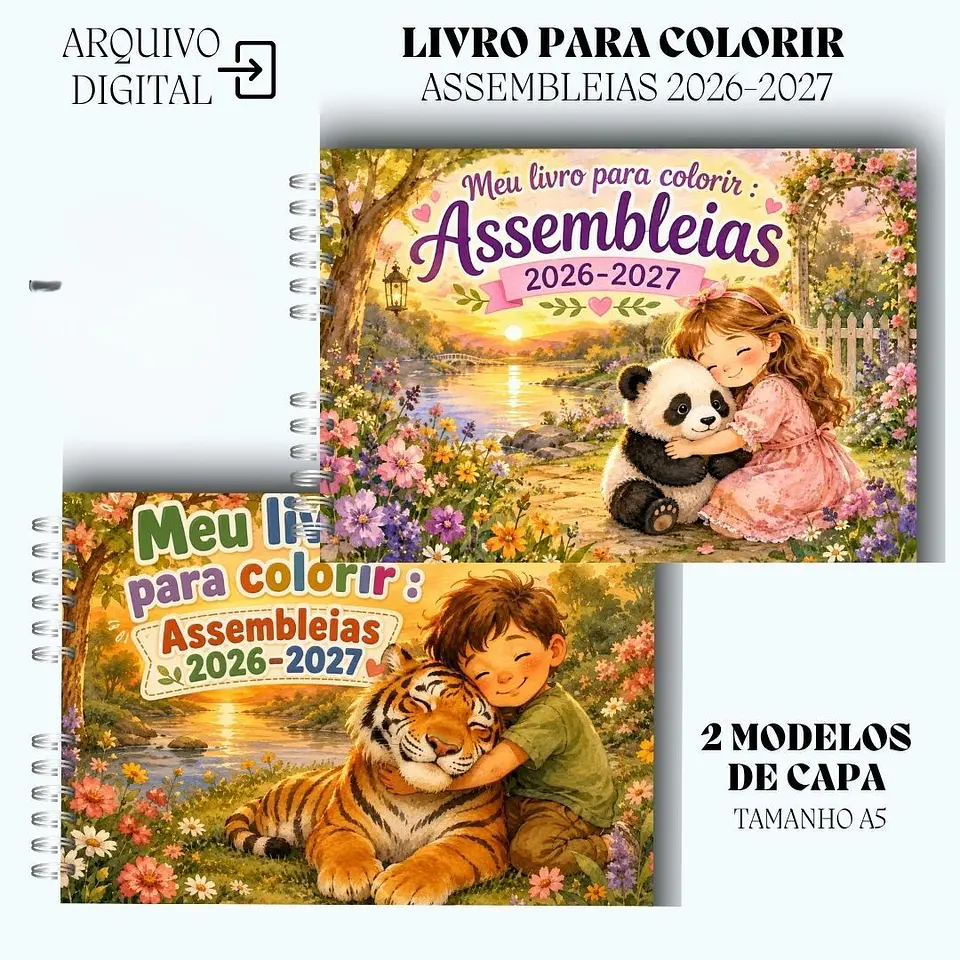 Arquivo Livro para Colorir Infantil Kids - Assembleia de Circuito 2026-2027 1