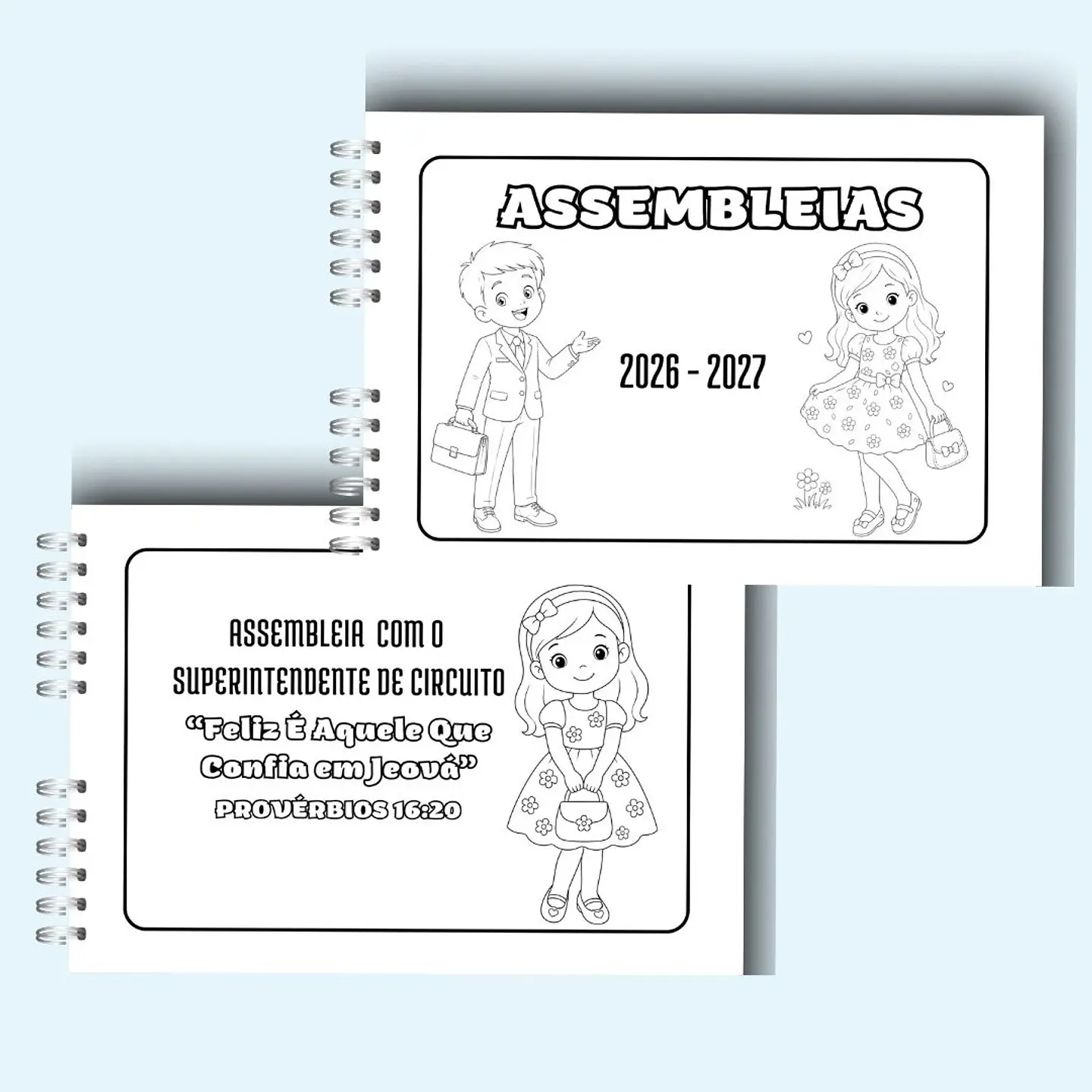 Arquivo Livro para Colorir Infantil Kids - Assembleia de Circuito 2026-2027 3