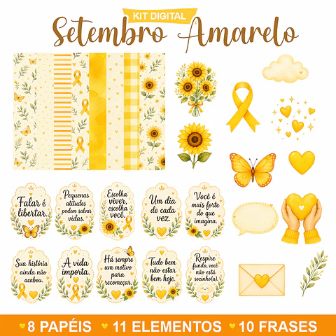 Arquivo Kit Digital Setembro Amarelo 