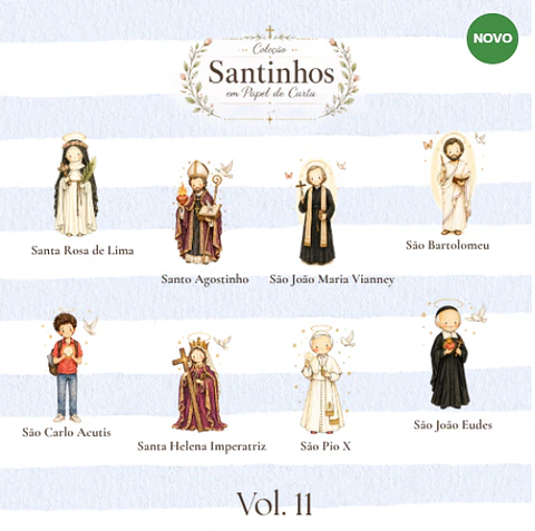 Arquivo Kit Digital Colecao Santinhos Em Papel De Carta Volume 11
