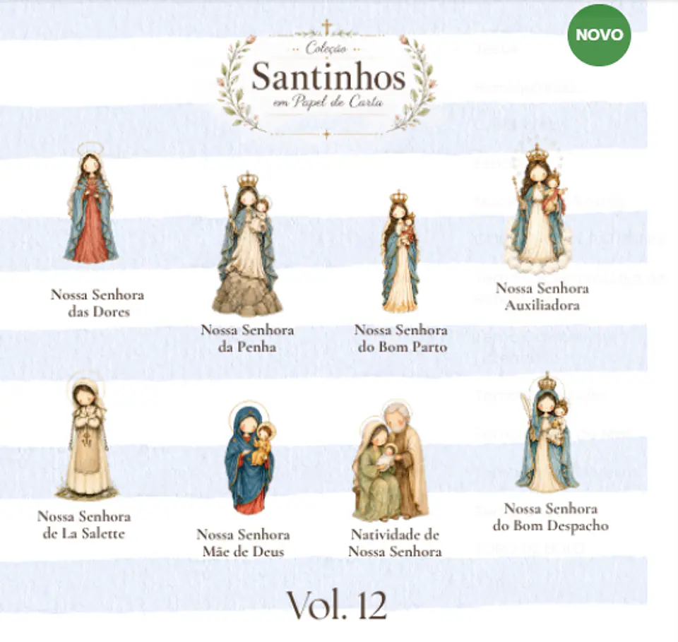 Arquivo Kit Digital Colecao Santinhos Em Papel De Carta Volume 12  1