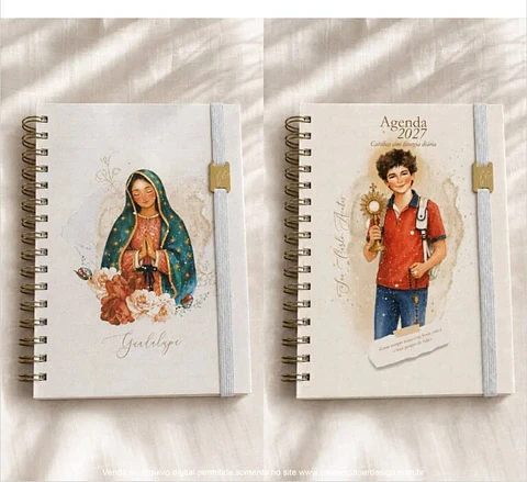 Arquivo Combo Capas A5 para Agendas e Cadernos Santos nova Versão 