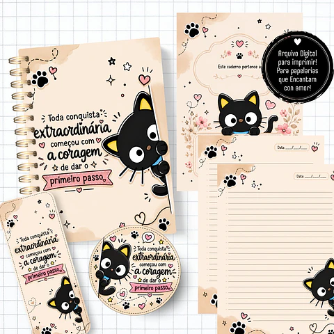 Arquivo Caderno Chococat 