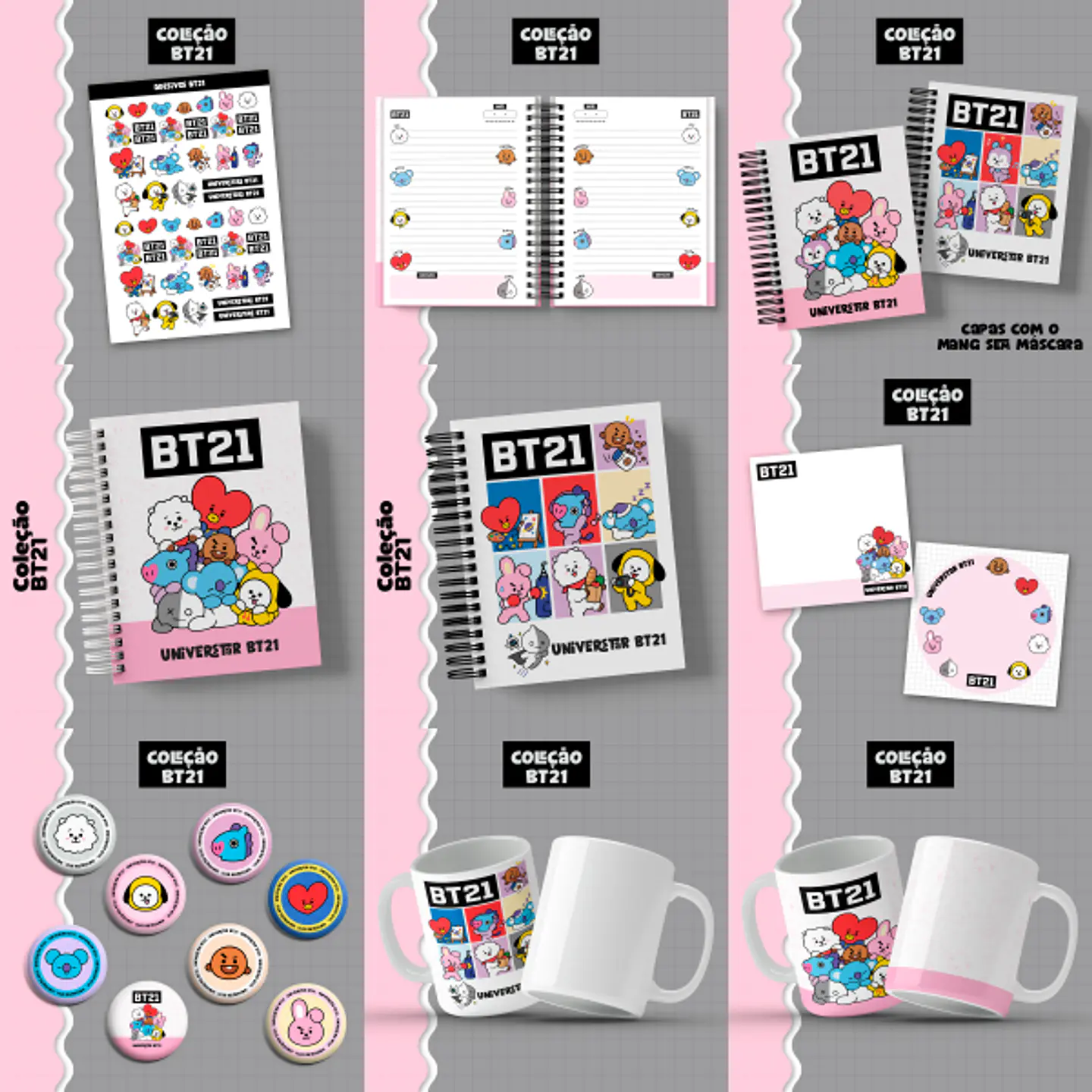 Arquivo Minizinha Coleção BT21 1