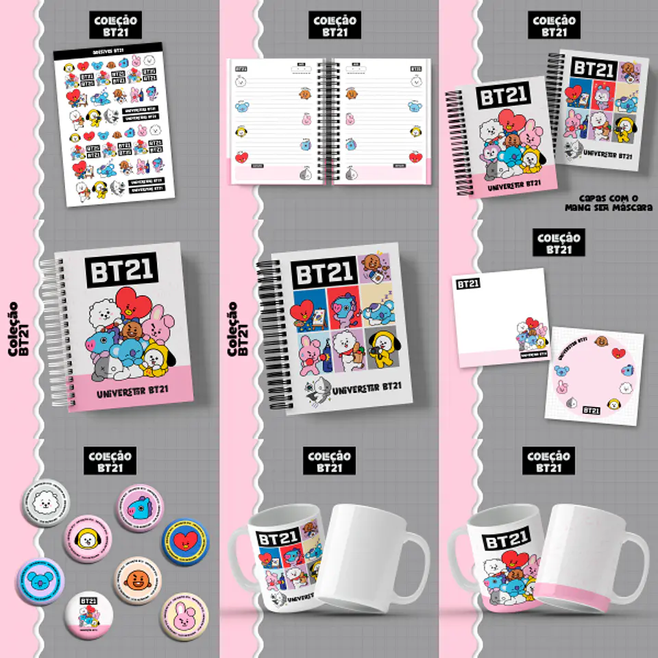 Arquivo Minizinha Coleção BT21 1