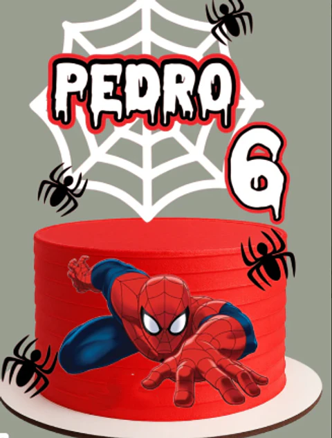 Arquivo Topo de Bolo Homem Aranha