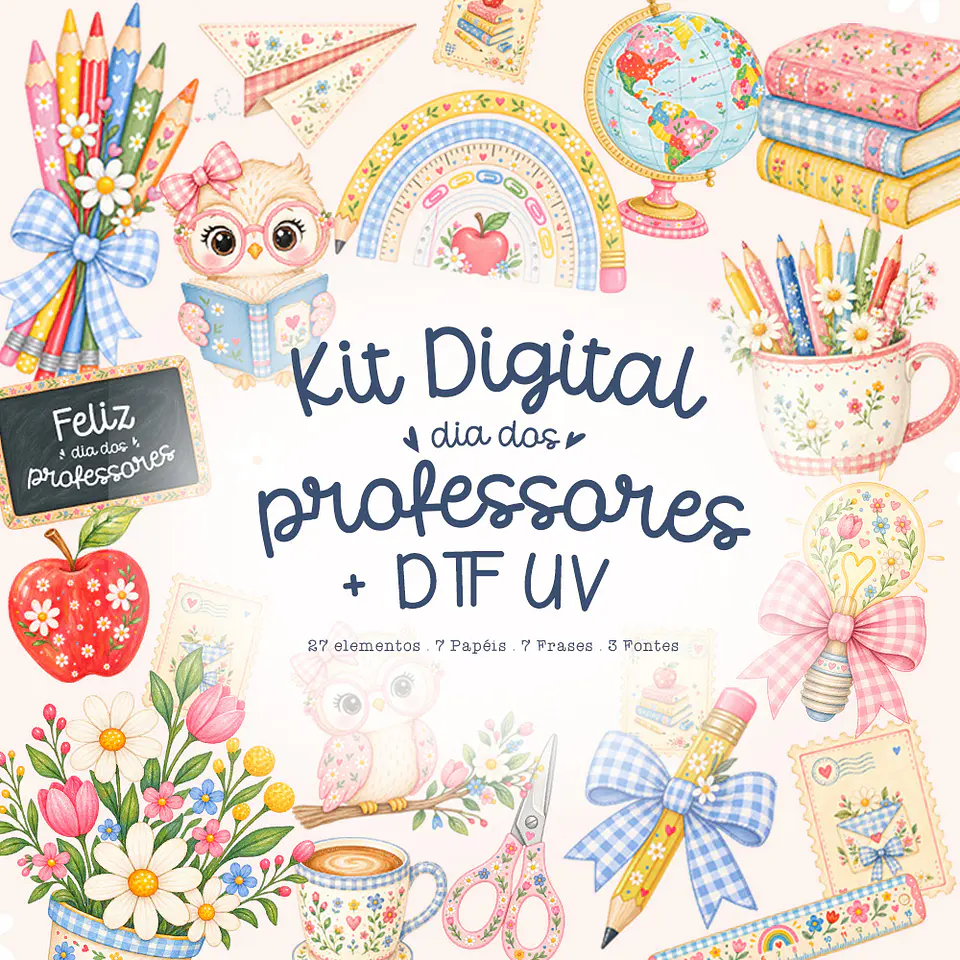 Arquivo Sublimação dia dos Professores + DTF UV 1