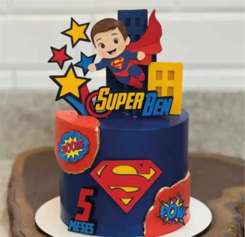Arquivo Topo de Bolo Superman  1