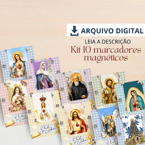 Arquivo Marcadores Magnéticos 2026 (3.9 x 12 cm) 