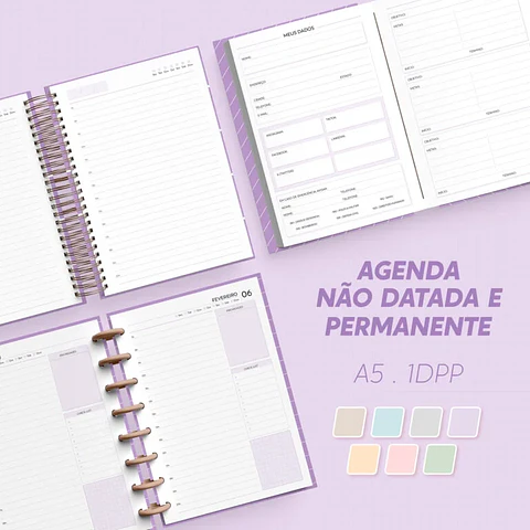 Arquivo  Agenda 1DPP – Permanente Não Datada – A5 