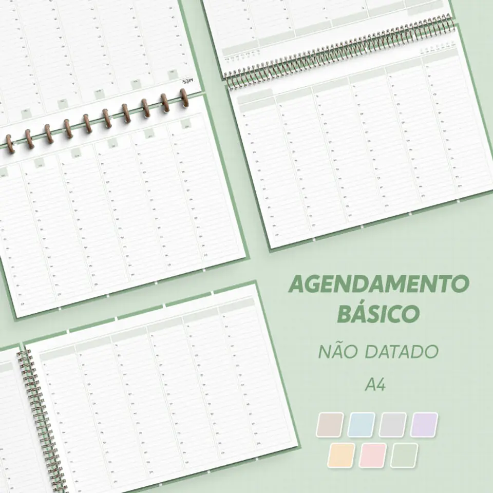 Arquivo Agendamento Básico Semanal  Colunas - Não datado - A4 1