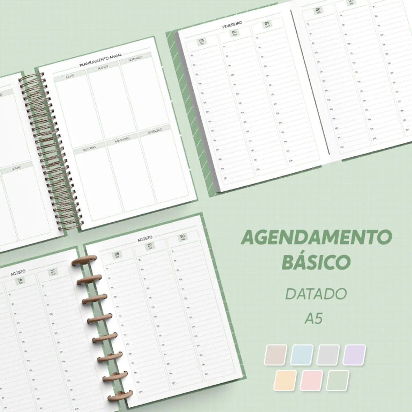 Arquivo Agendamento Básico 2027  Semanal - Datado - A5  1