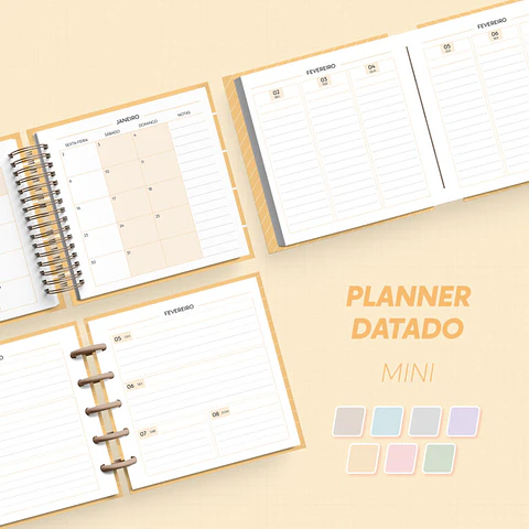 Arquivo Planner 2027  Datado - Mini