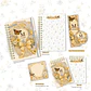 Arquivo Scrap Amarelo - Caderno Pautado A5 + Bloquinho A6 + Extras  - Thumbnail 3