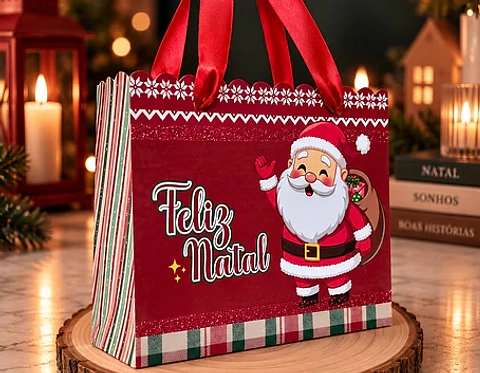 Arquivo Sacola De Natal 3 Modelos