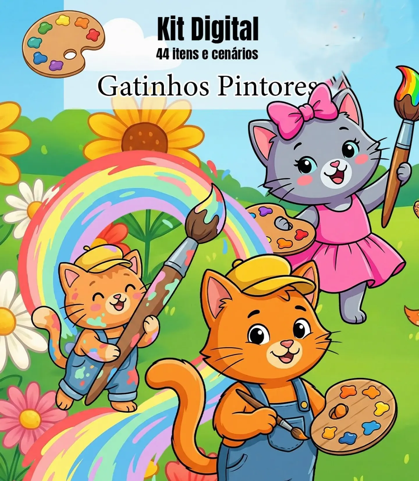 Arquivo Gatinhos Pintores  1