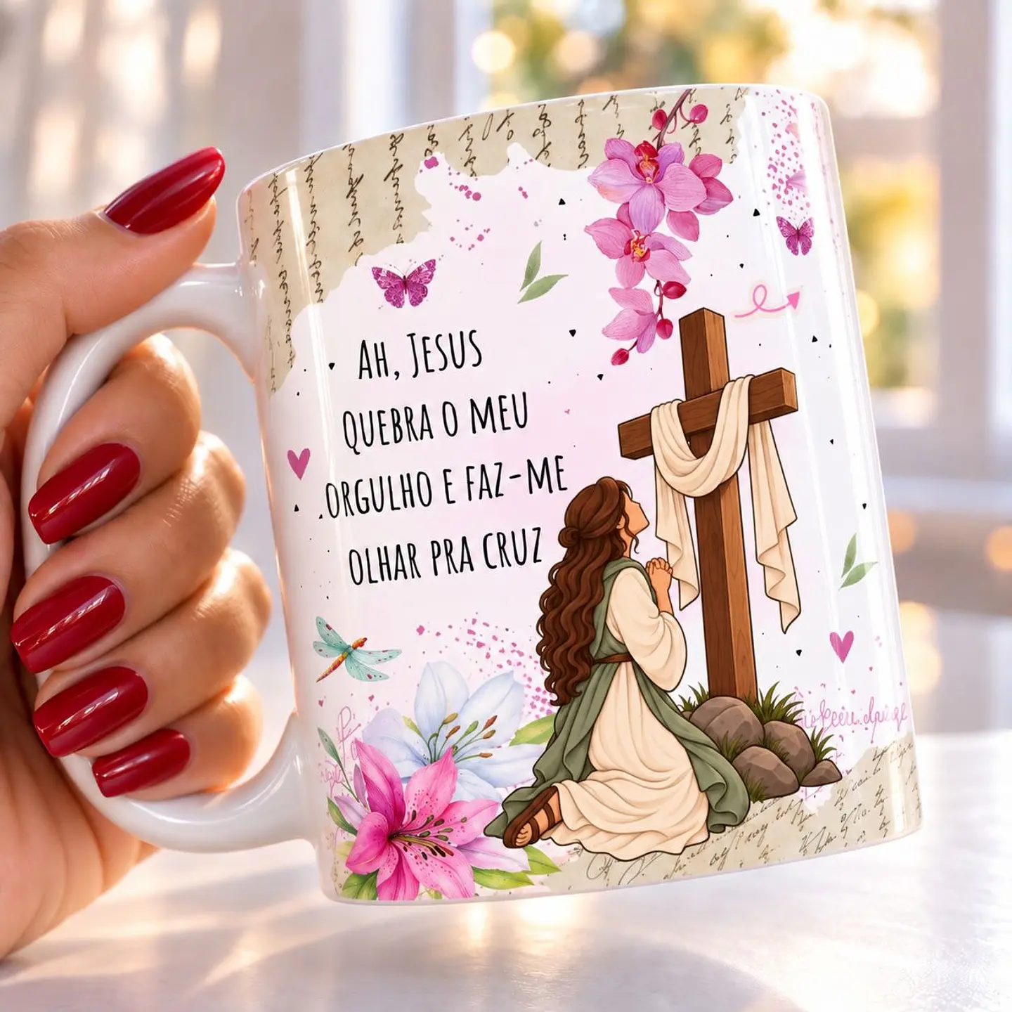 Arquivo Sublimação Caneca Ah, Jesus!  1