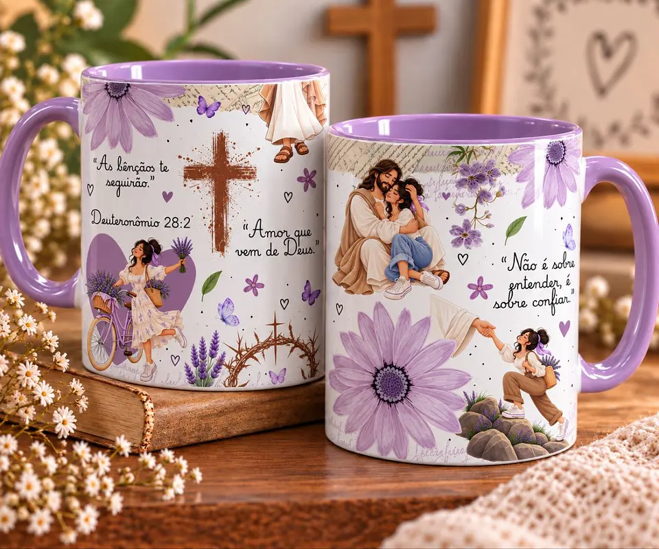Arquivo Sublimação Caneca Em Nome do Pai  1