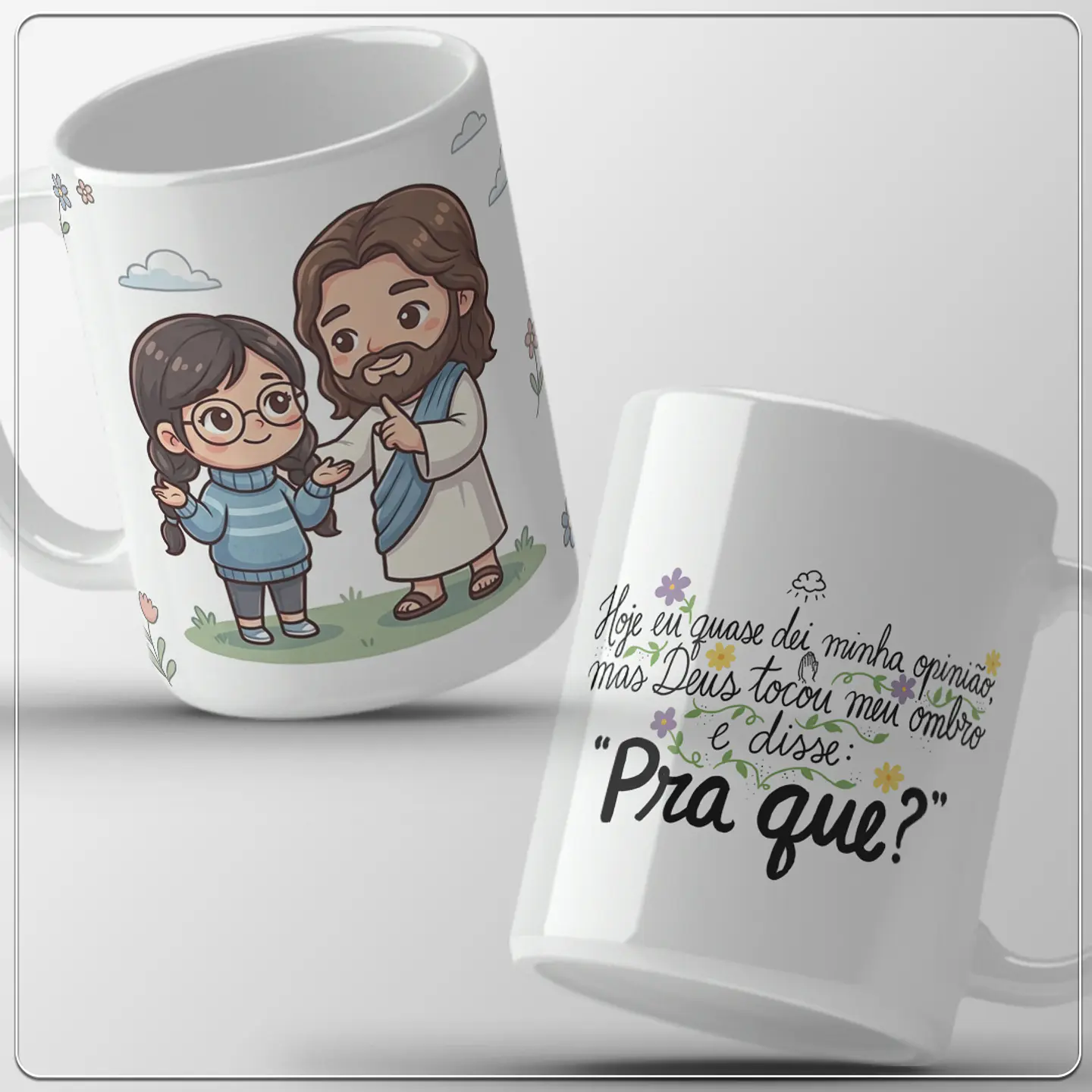 Arquivo Sublimação Caneca Deus 1