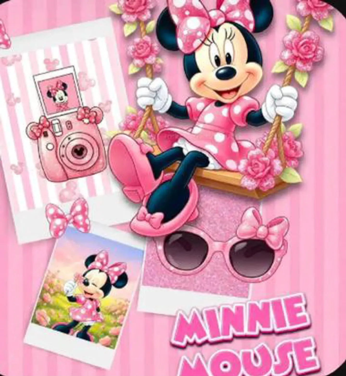 Arquivo Kit Digital Minnie Rosa  1