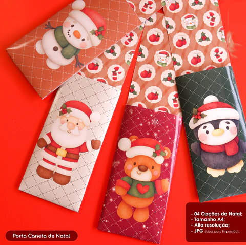 Arquivo Porta Caneta Natal 