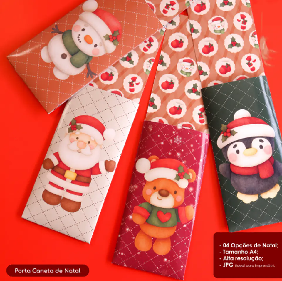 Arquivo Porta Caneta Natal  1