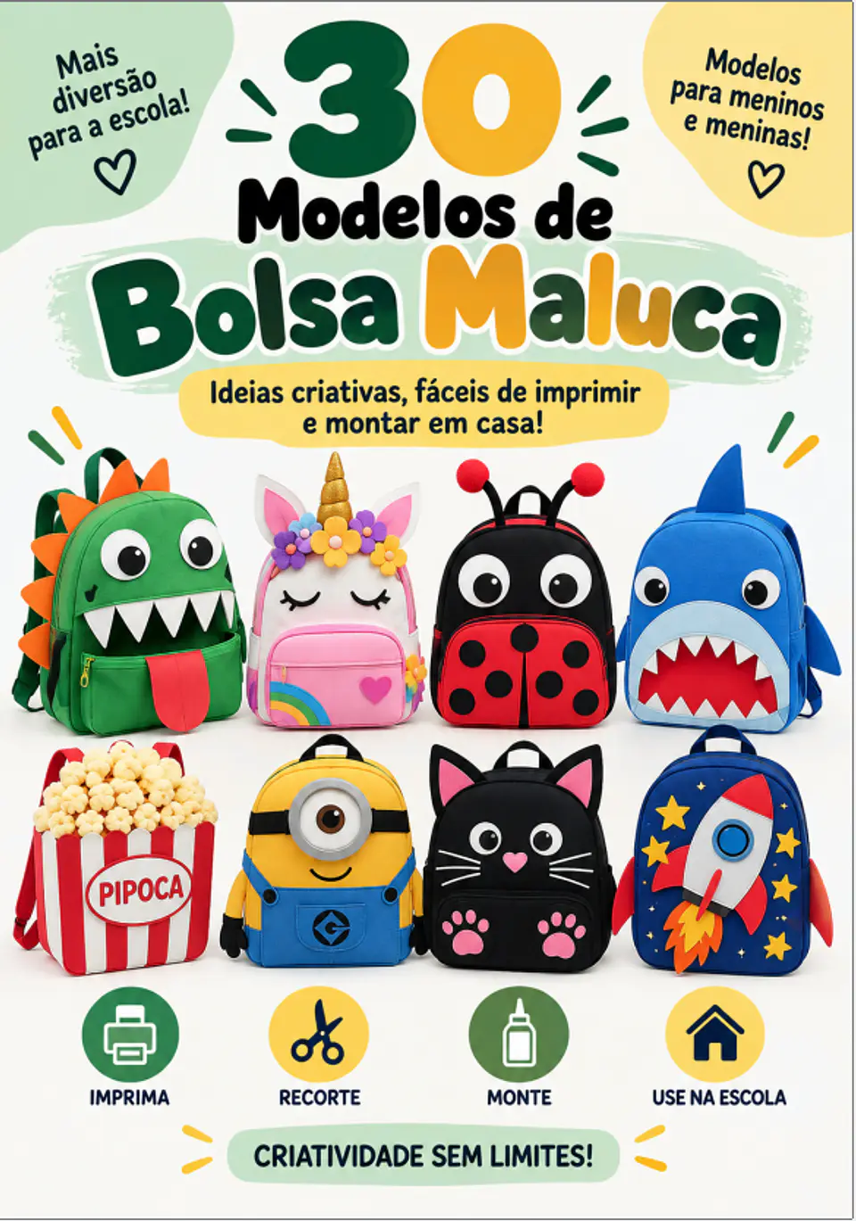 Arquivo de Corte Mochila Maluca  1