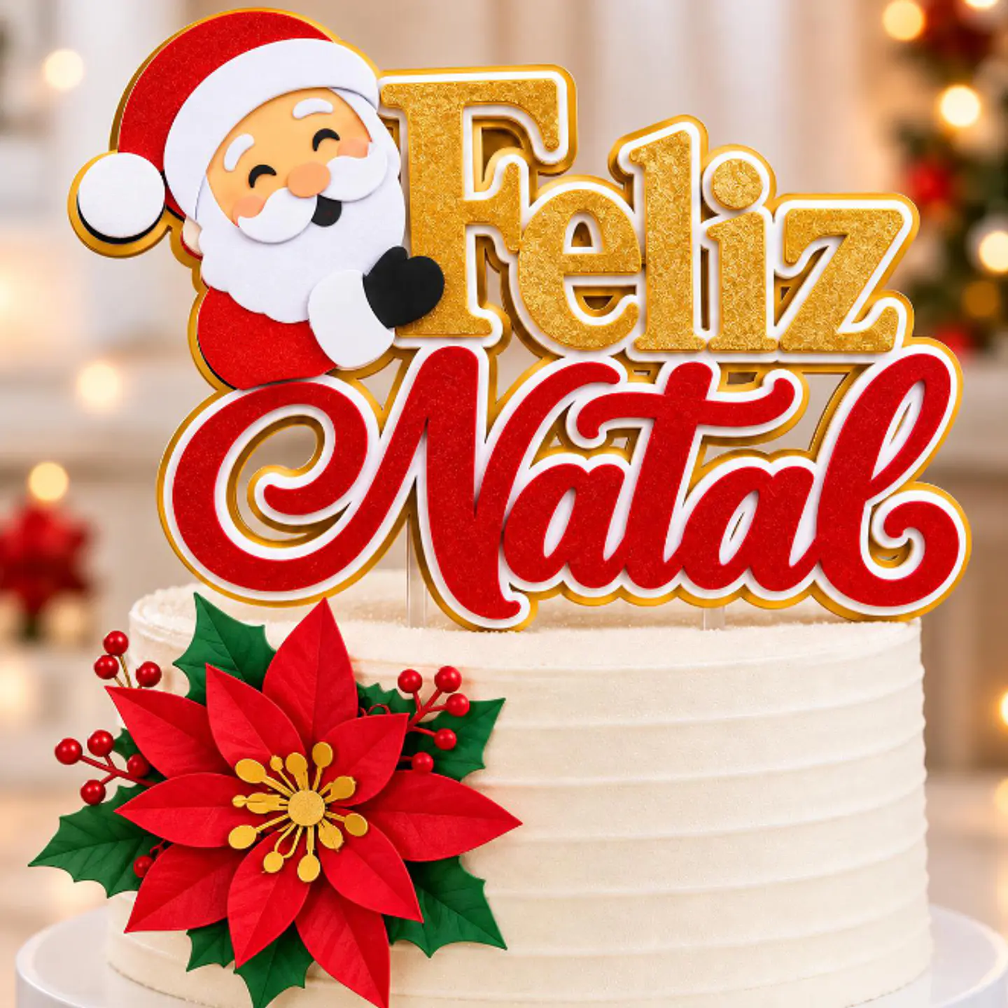 Arquivo Topo de Bolo - Feliz Natal  1