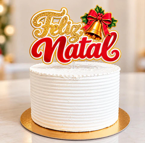Arquivo Topo de Bolo - Feliz Natal