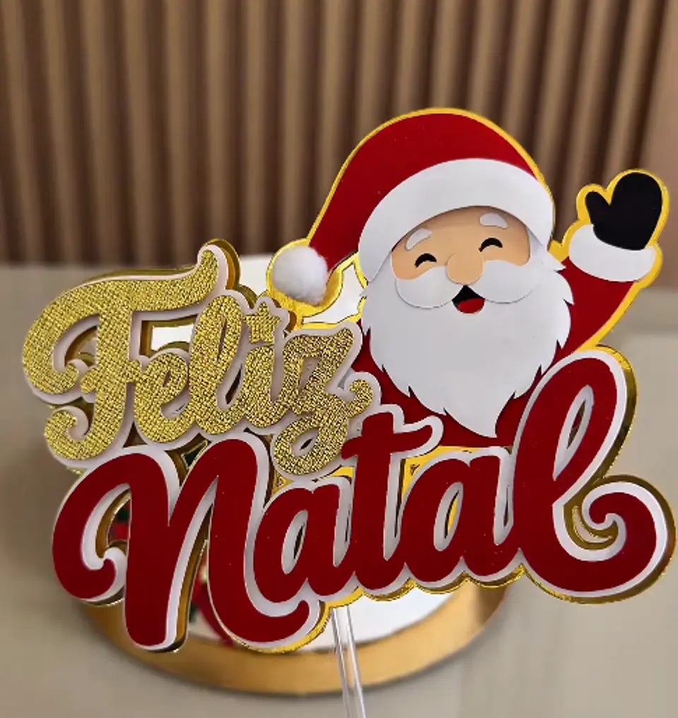 Arquivo Topo de Bolo - Feliz Natal 1
