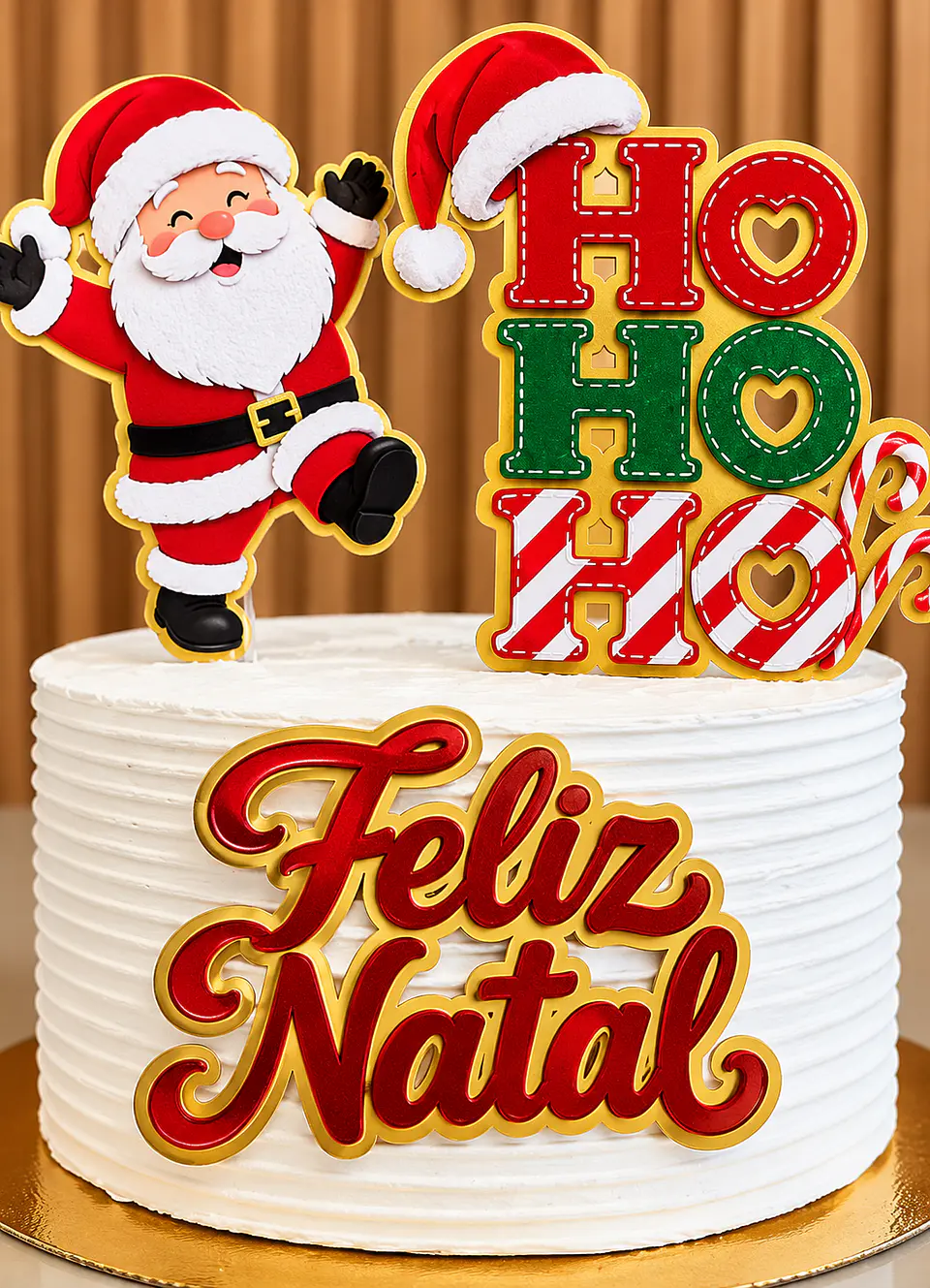 Arquivo Topo de Bolo - Hohoho Feliz Natal  1