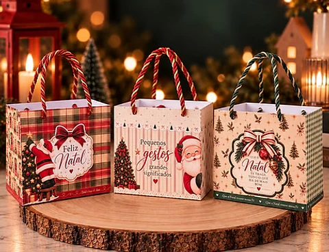 Arquivo Natal Sacola para Caneca 