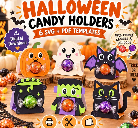 Arquivo Halloween Porta Pirulito Trufa 