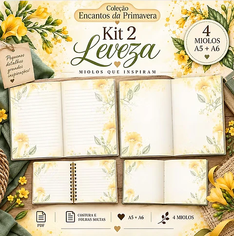 Arquivo Encantos da Primavera Girassol  - Miolos 3