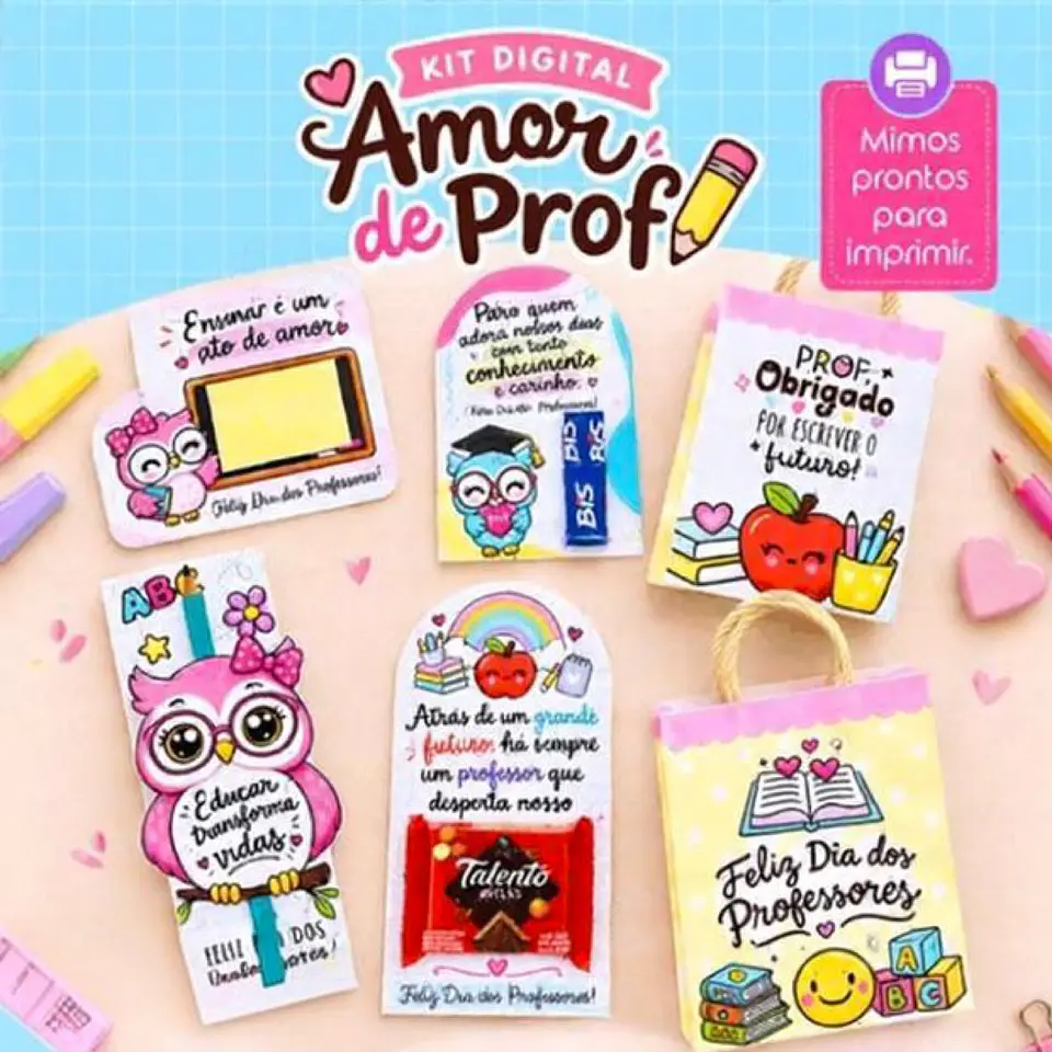 Arquivo Dia dos Professores Coleção Amor de Prof   1