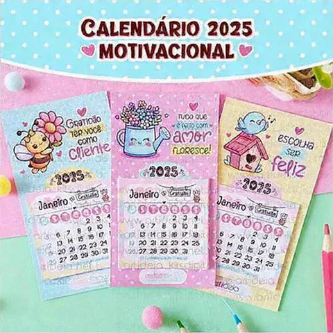 Arquivo Calendário Motivacional 2025