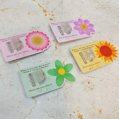 Arquivo Dia das Mães Card Piranha Flores e Cores