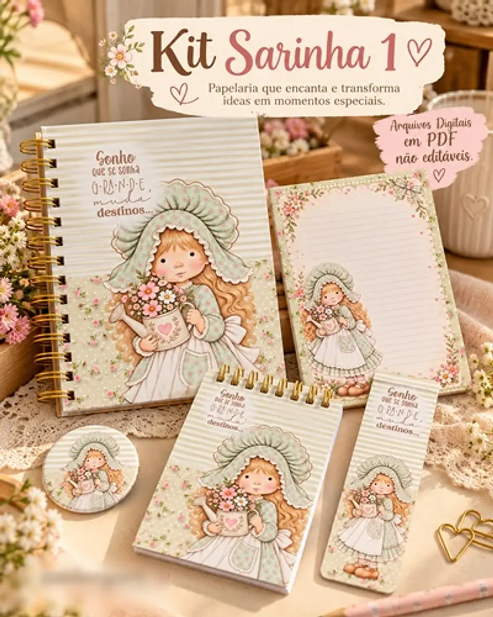 Arquivo Encadernação Kit Sara Kay - Sarinha 1  1