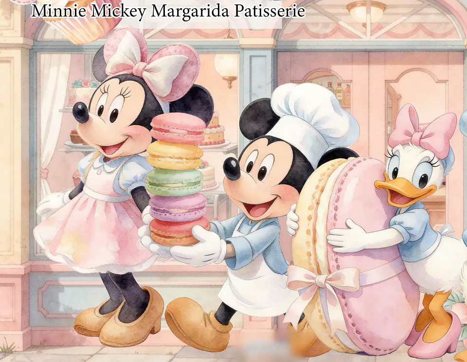 Arquivo Kit Digital Turma do Mickey Patisserie  1