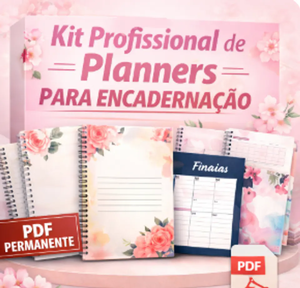 Arquivo Encadernação Combo Planners Permanentes  1