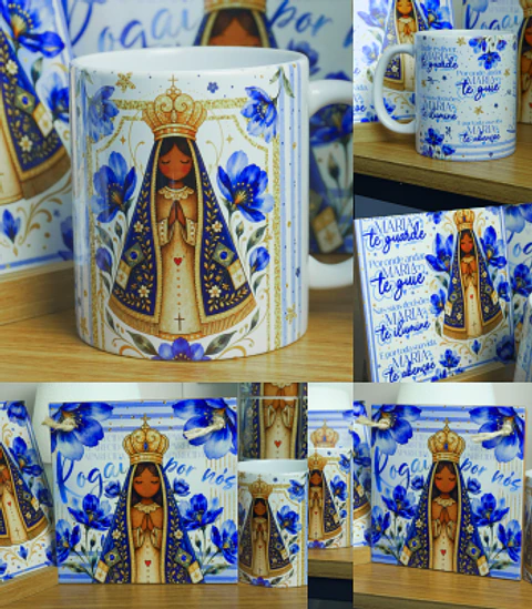 Arquivo Sublimação Nossa Senhora Aparecida - Mini Kit 