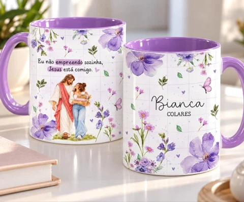 Arquivo Sublimação Caneca Eu não empreendo sozinha 