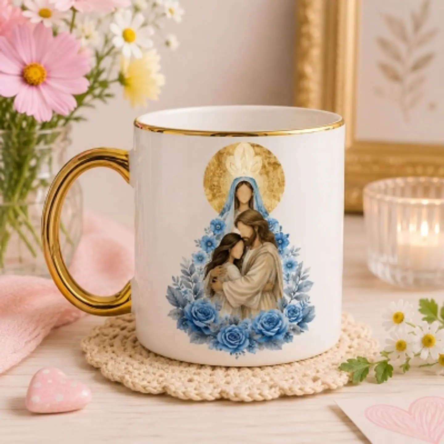Arquivo Sublimação Caneca Nos Braços do Pai  1